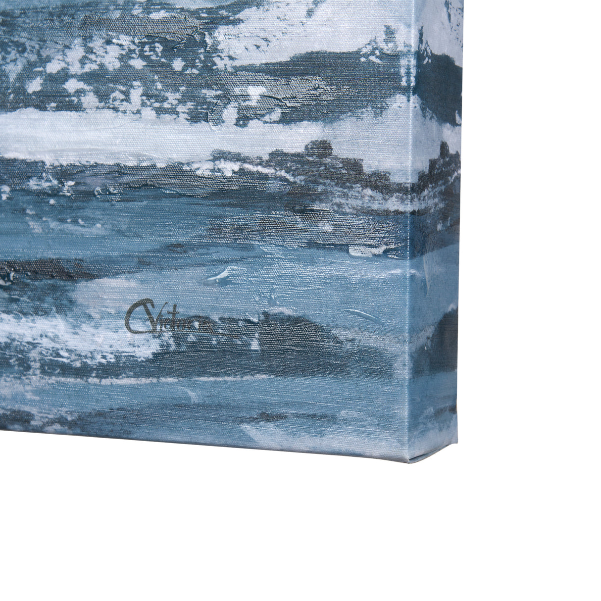Clouds and sea I by Mercana Studio a Hand Embellished Textured Canvas from Mercana - Luna Furniture