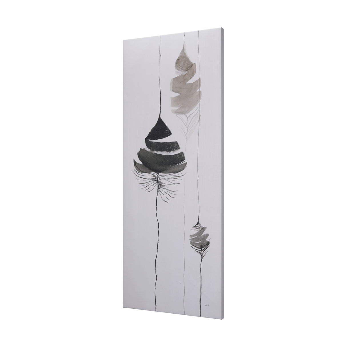 Rain of Leaf II by Mercana Studio a Hand Embellished Textured Canvas from Mercana - Luna Furniture