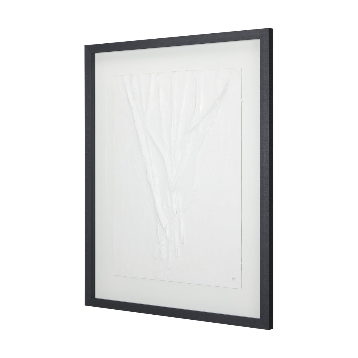 White Vines II by Studio M a handmade Original Framed 3D Textured Artwork under Glass from Mercana - Luna Furniture