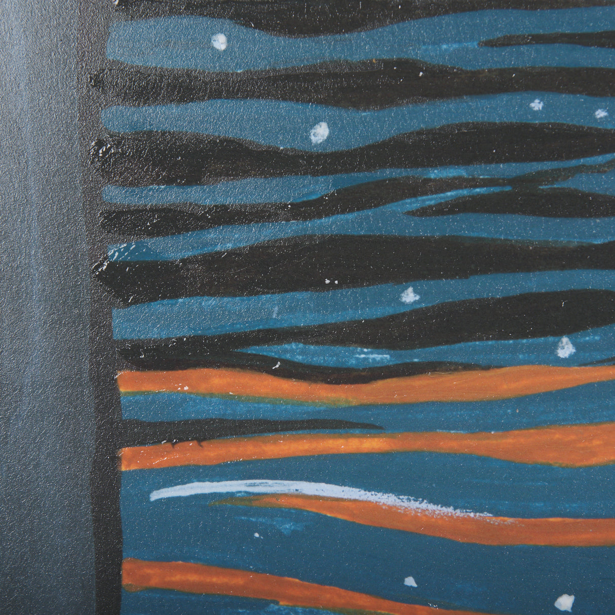Sea bay at night I by Mercana Studio a Hand Embellished Textured Framed Art Print from Mercana - Luna Furniture