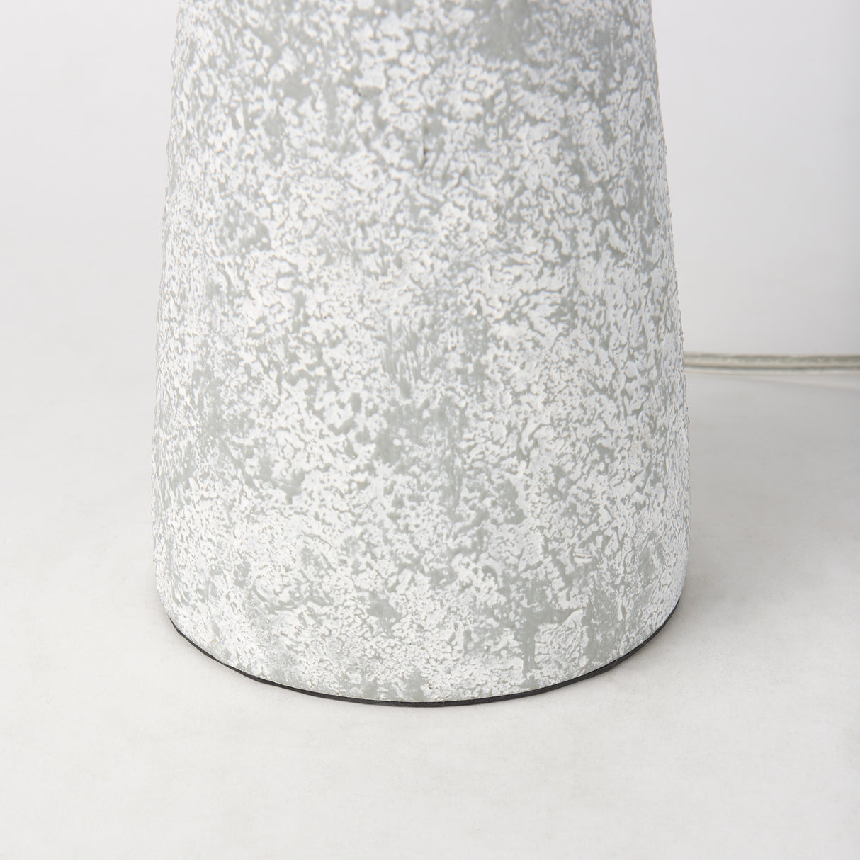 Julia 16.0L x 16.0W x 27.0H Gray Antique Painted Cement Table Lamp from Mercana - Luna Furniture