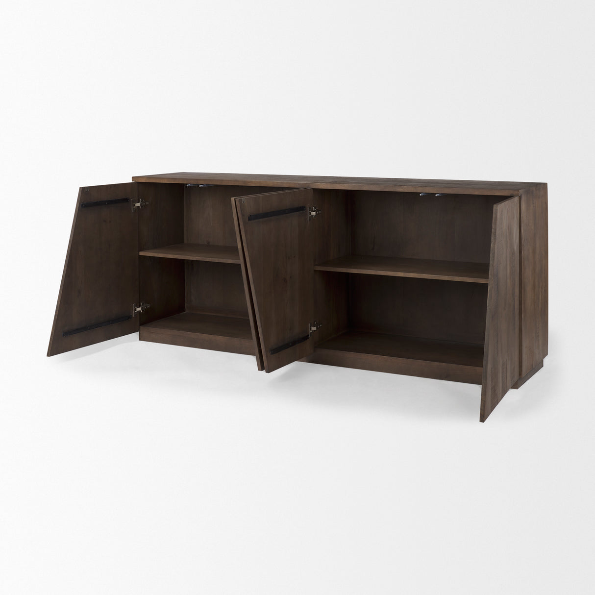 West 82.0L x 18.0W x 34.0H Wooden Angular Sideboard from Mercana - Luna Furniture