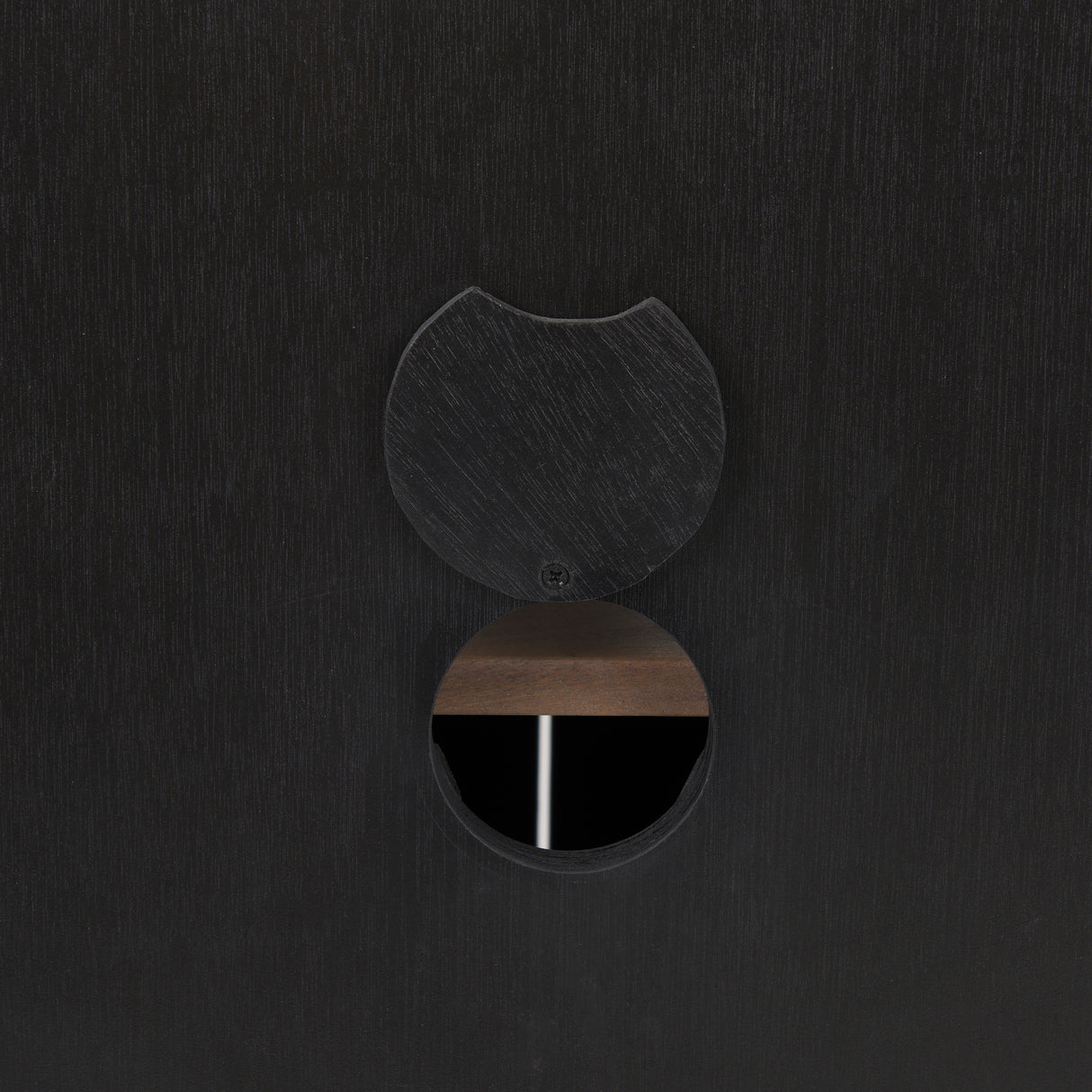 Sloan 40.0W Black Wood W/Black Metal Frame Accent Cabinet from Mercana - Luna Furniture