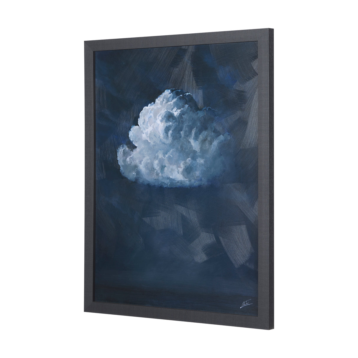 Night cloud I by Mercana Studio a Hand Embellished Textured Framed Art Print from Mercana - Luna Furniture
