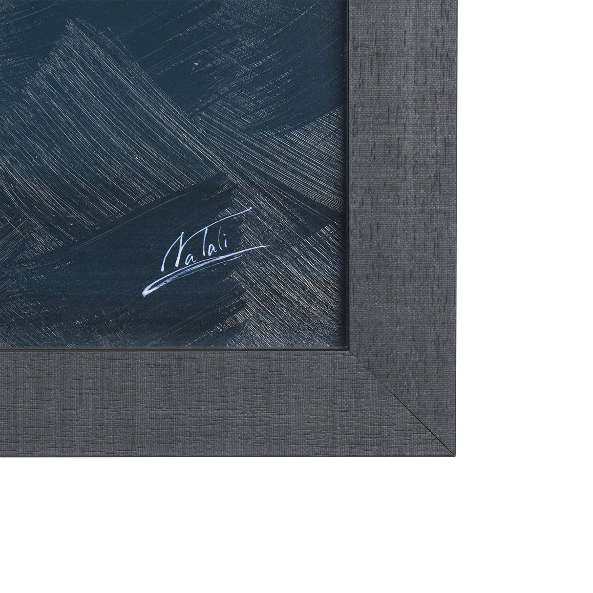 Night cloud II by Mercana Studio a Hand Embellished Textured Framed Art Print from Mercana - Luna Furniture