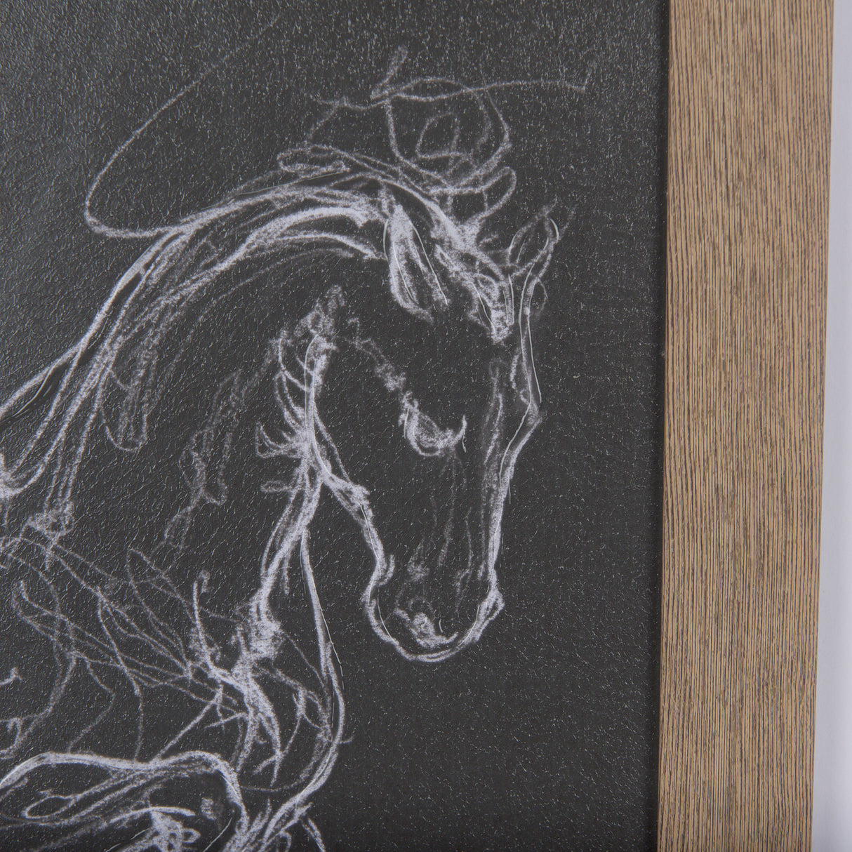 Horse III by Mercana Studio a Hand Embellished Textured Framed Art Print Matted under Glass from Mercana - Luna Furniture