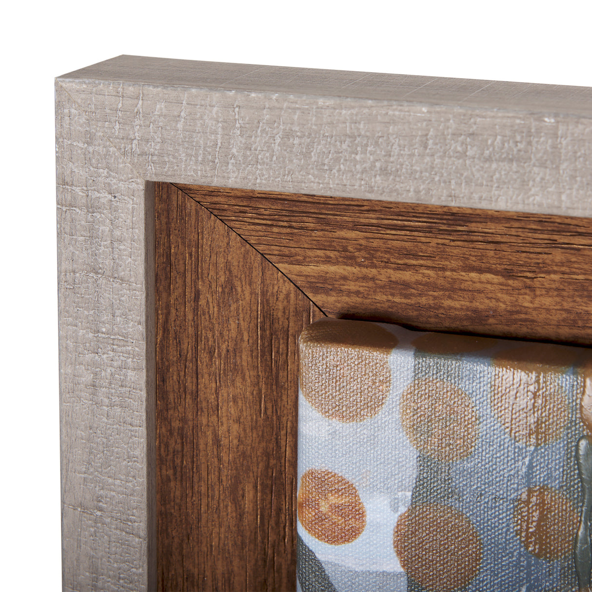 Gray Day by Mercana Studio a Hand Embellished Textured Framed Canvas from Mercana - Luna Furniture
