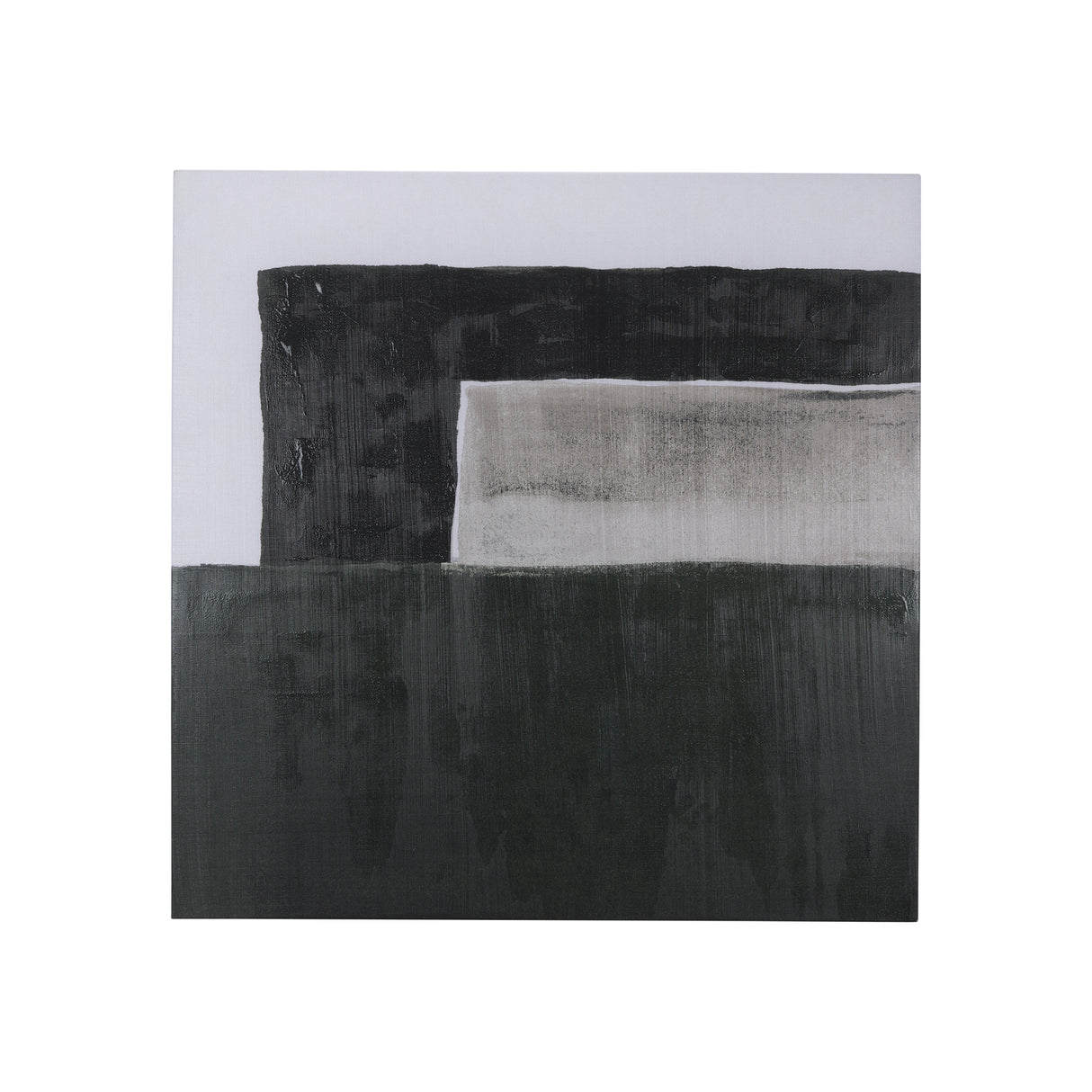 Block II by Mercana Studio a Hand Embellished Textured Canvas from Mercana - Luna Furniture