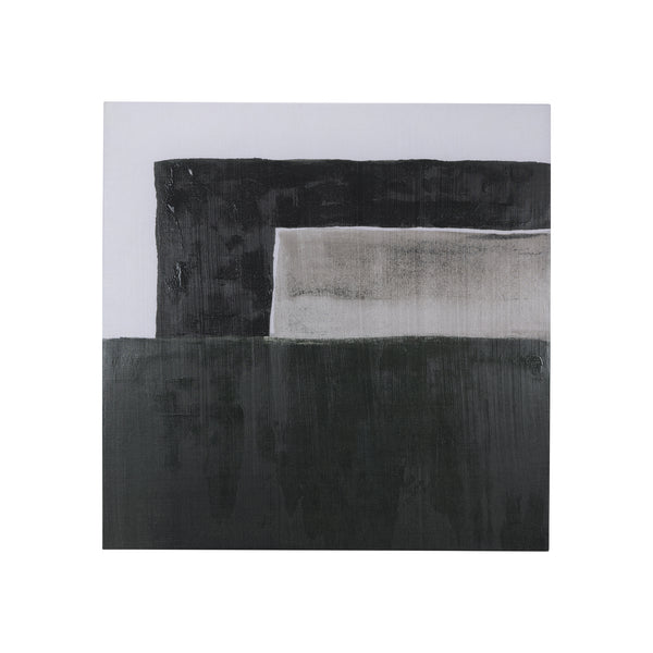Block II by Mercana Studio a Hand Embellished Textured Canvas
