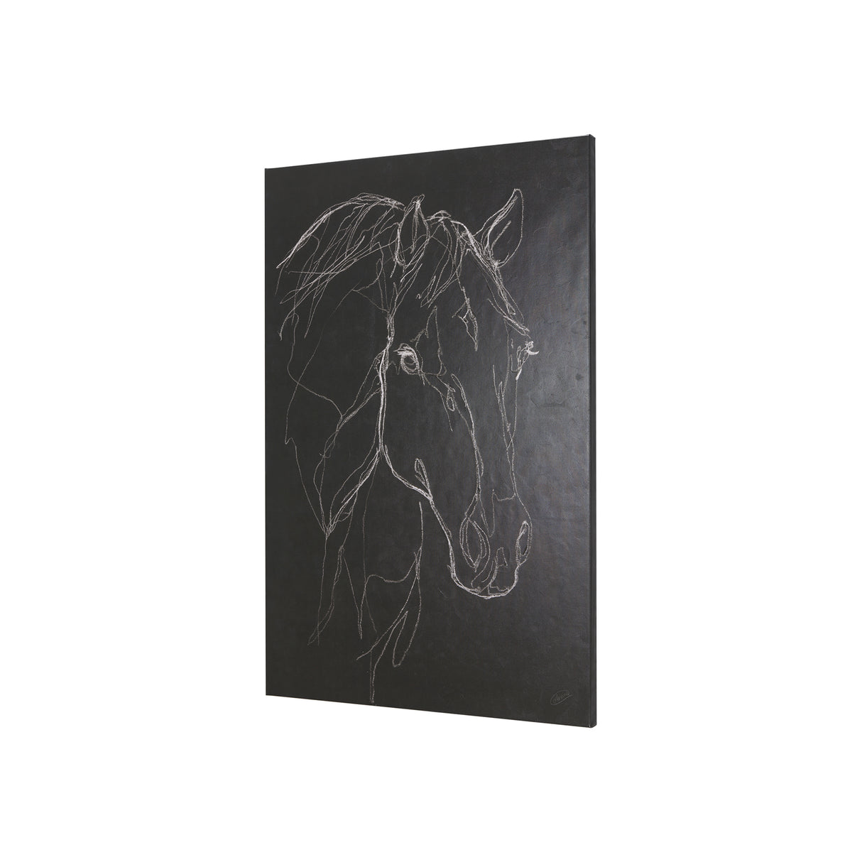 Thoroughbred Dark III by Mercana Studio a Hand Embellished Textured Canvas from Mercana - Luna Furniture