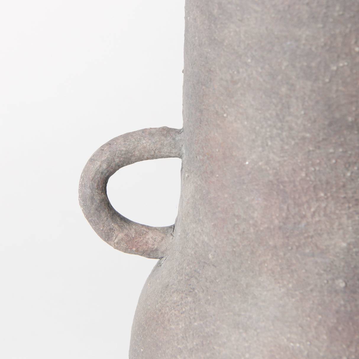 Armani 10.4H Brown-Gray Double Ear Ceramic Vase from Mercana - Luna Furniture