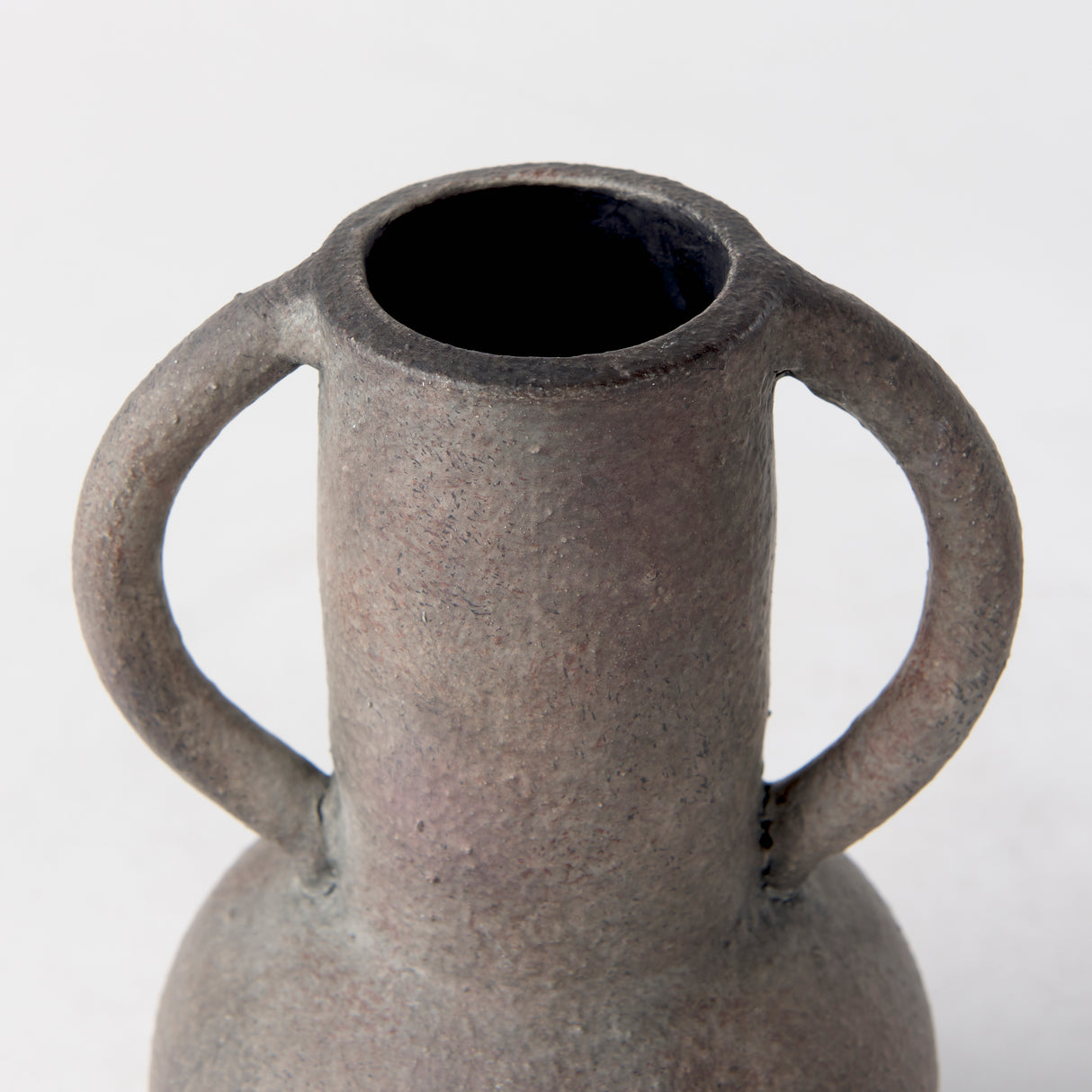 Armani 6.7H Brown-Gray Double Ear Vase from Mercana - Luna Furniture