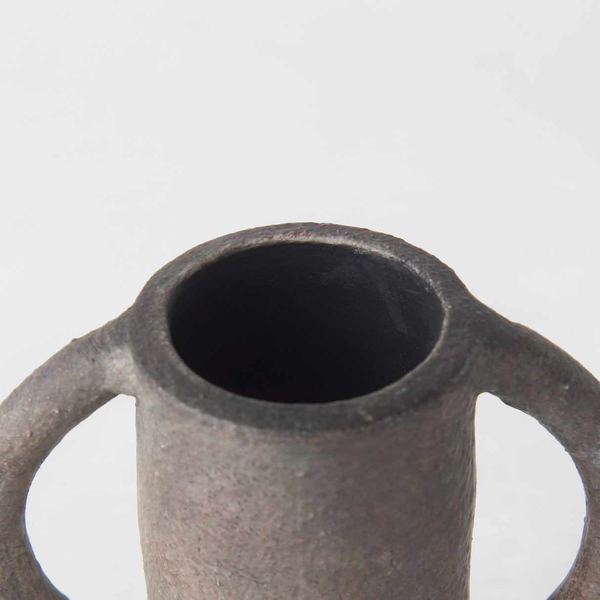 Armani 6.7H Brown-Gray Double Ear Vase from Mercana - Luna Furniture