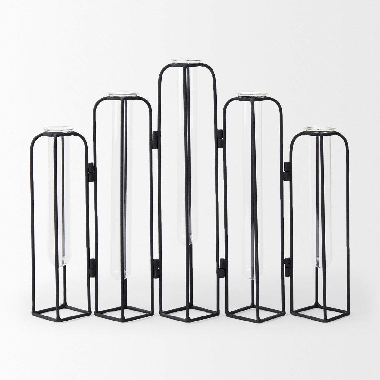 Mila 13.4L x 2.5W x 11.0H Metal and Glass Decorative Accent from Mercana - Luna Furniture