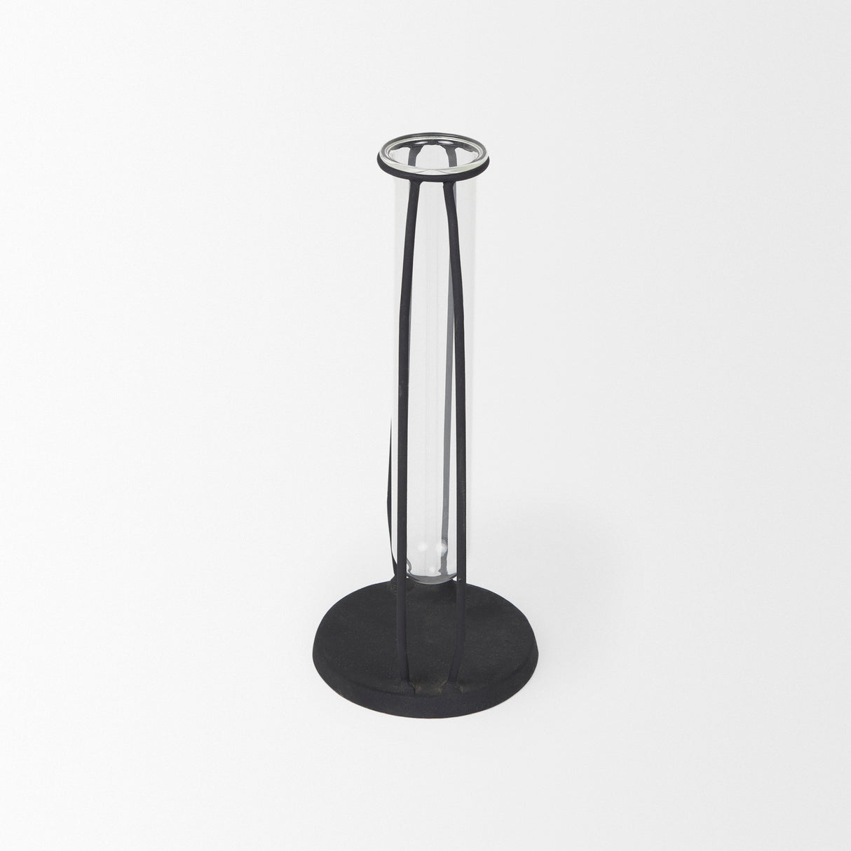 Aria 4.3L x 3.9W x 9.6H Metal and Glass Decorative Accent from Mercana - Luna Furniture