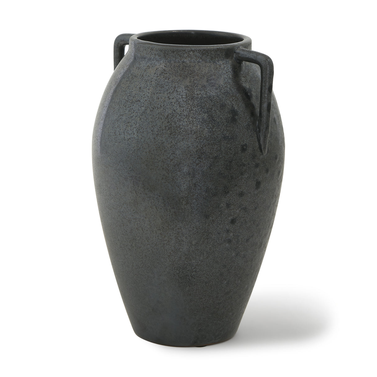 Kora Medium Dark Metallic Double Ear Vase from Mercana - Luna Furniture