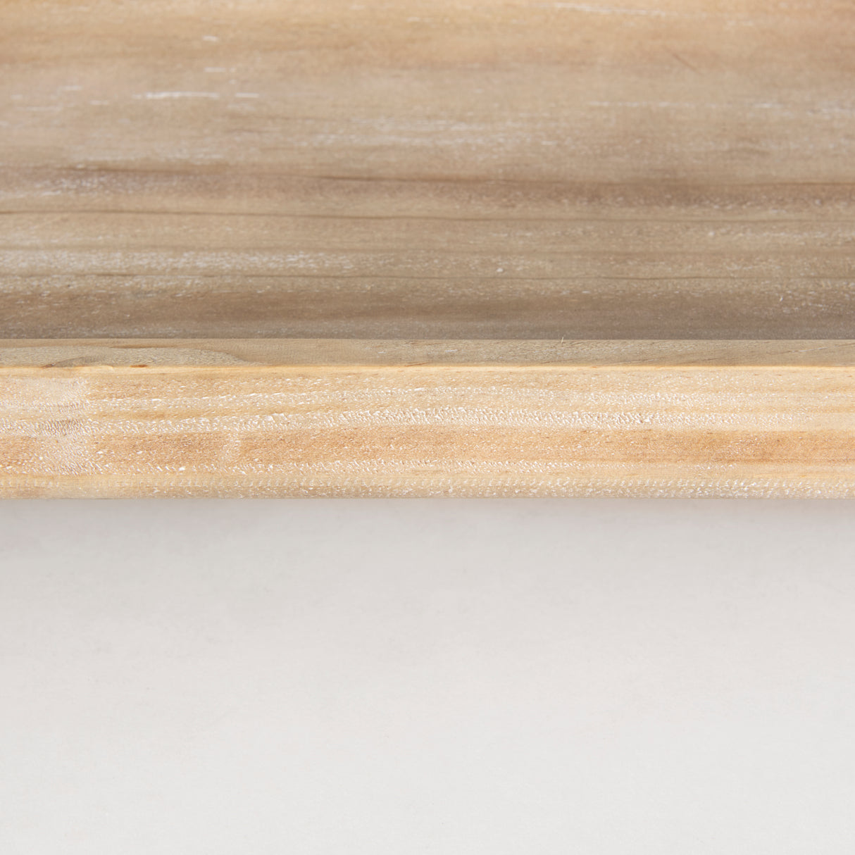 Carver Set of 2 Rectangular White Washed Wood Trays from Mercana - Luna Furniture