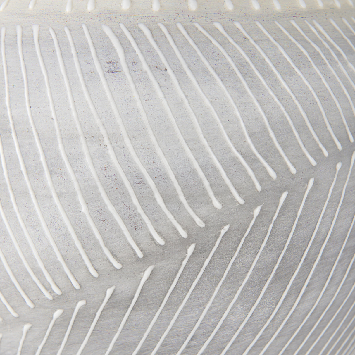 Blume 12.5H Off-White w/ Gray Textured Vase from Mercana - Luna Furniture