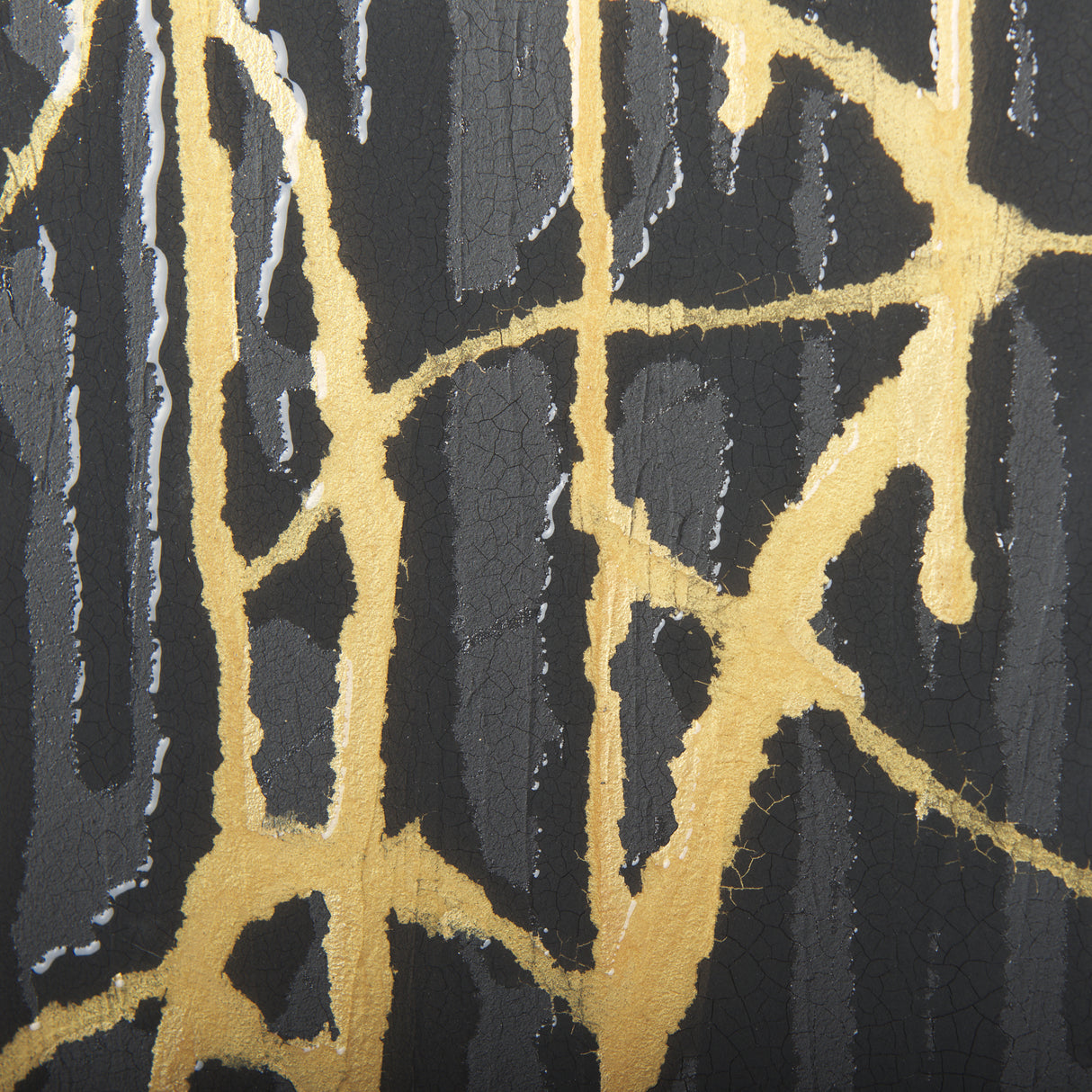 Midas Touch I by Barbara Fleming a Hand Embelished Textured Framed Art Print Matted under Glass from Mercana - Luna Furniture