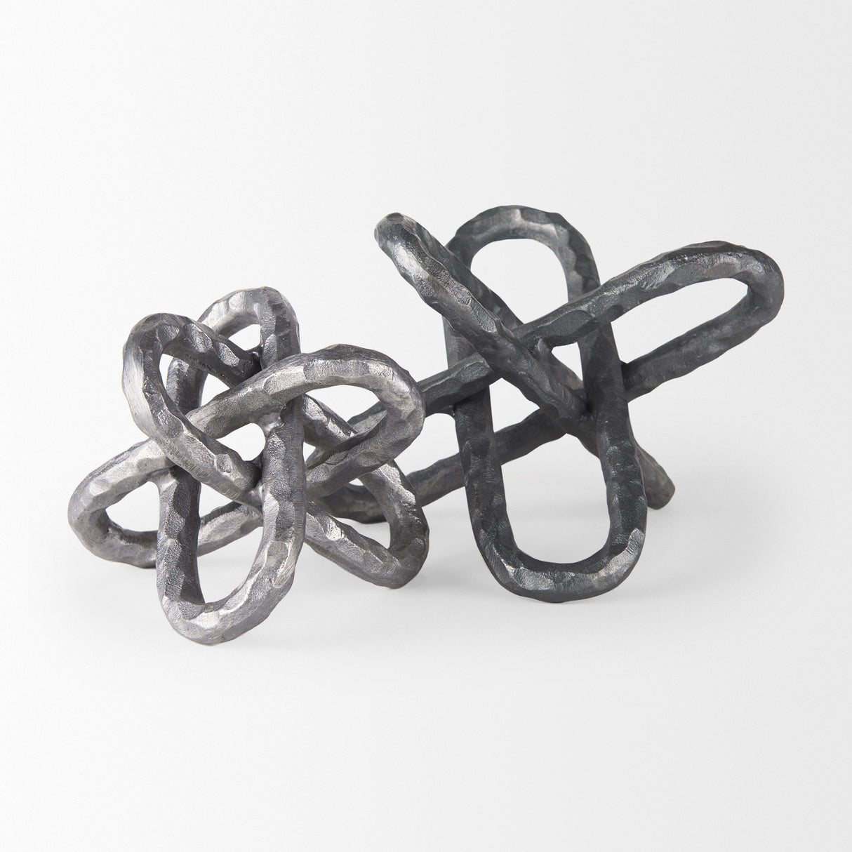 Wilhelm I (Small) 7L x 7W Silver Metal Link Decor Object from Mercana - Luna Furniture