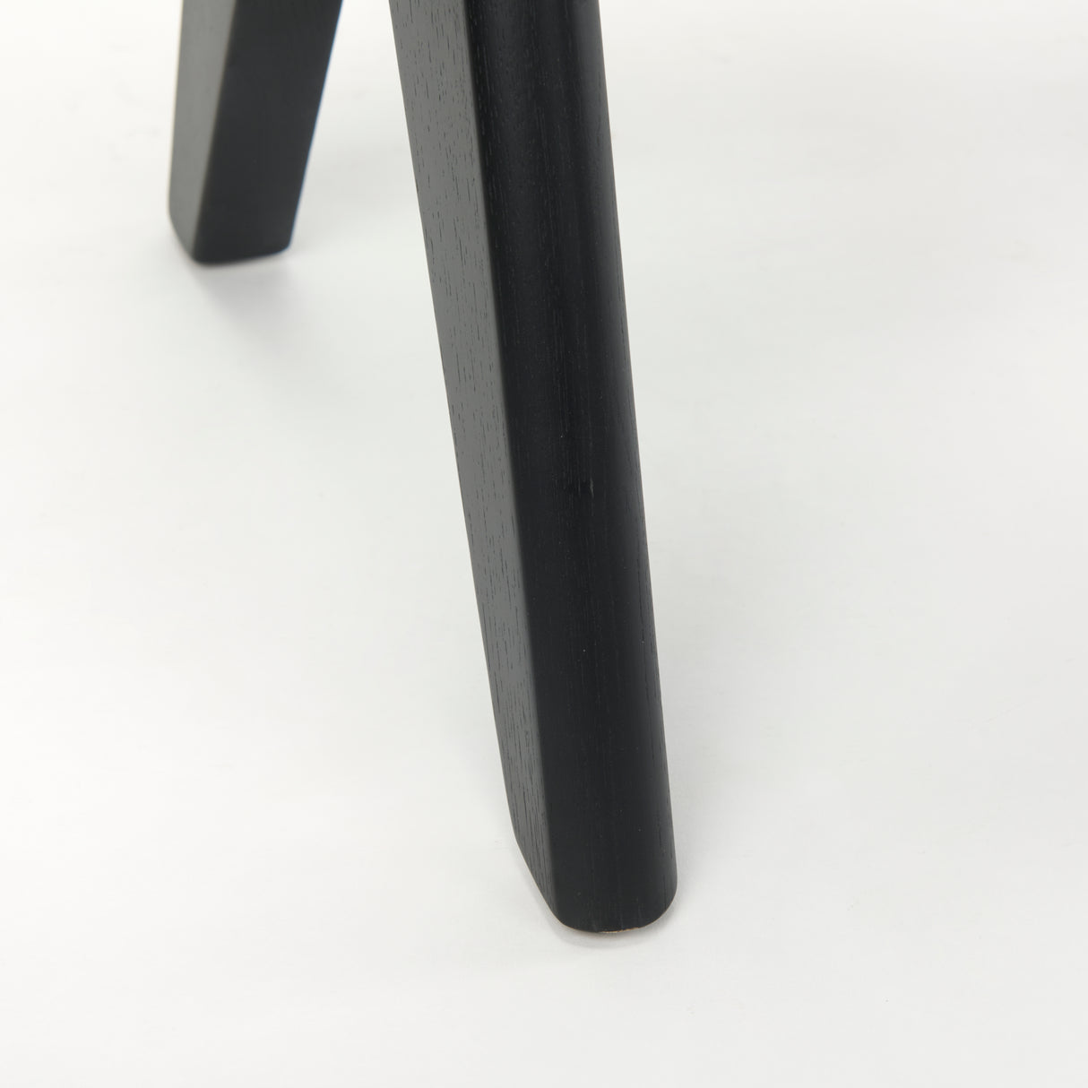 Arvin 21.7L x 17.7W x 18.1H Black Wooden Stool from Mercana - Luna Furniture