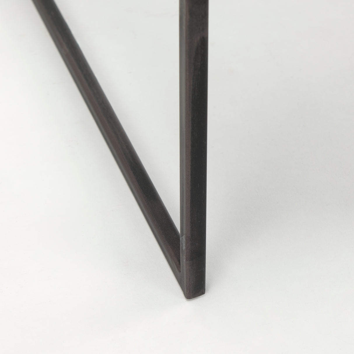 Ronin 22"H Square 2-Tier Wood w/ Black Metal Accent Table from Mercana - Luna Furniture