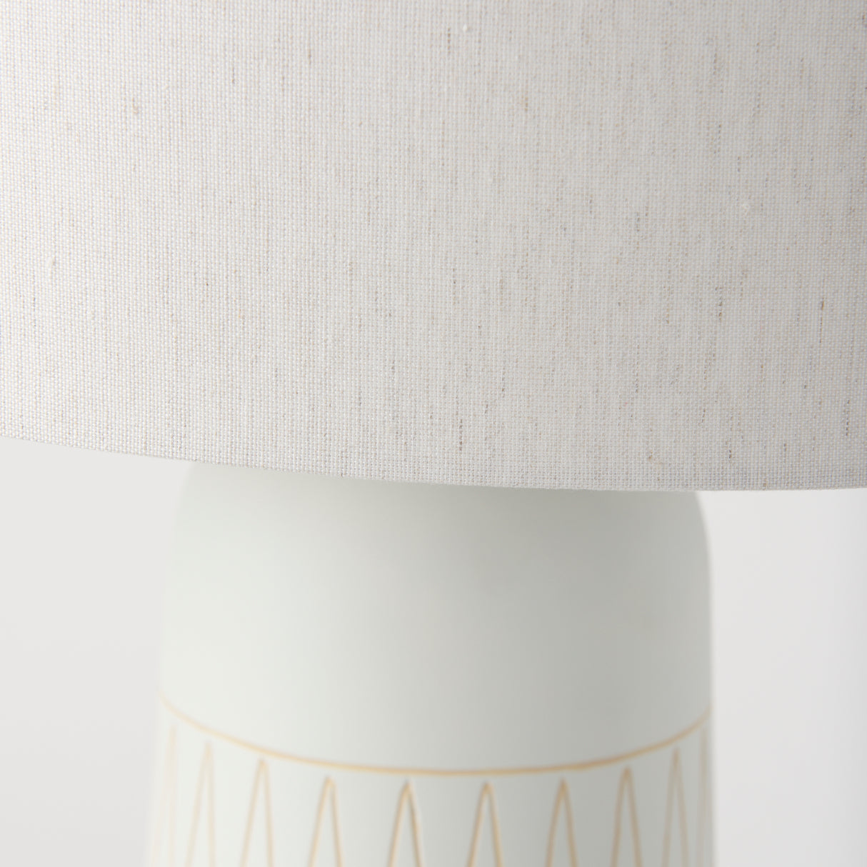 Javier 18.0L x 18.0W x 30.75H Light Base W/Cream Shade Table Lamp from Mercana - Luna Furniture