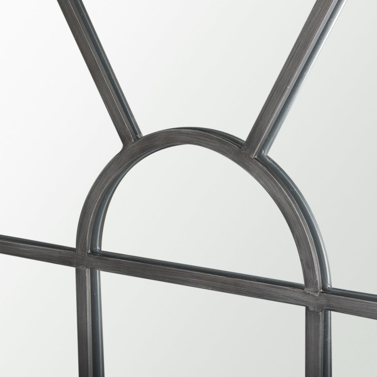 Dionne 31.9L x 1.1W x 63.0H Black Iron Wall Mirror from Mercana - Luna Furniture