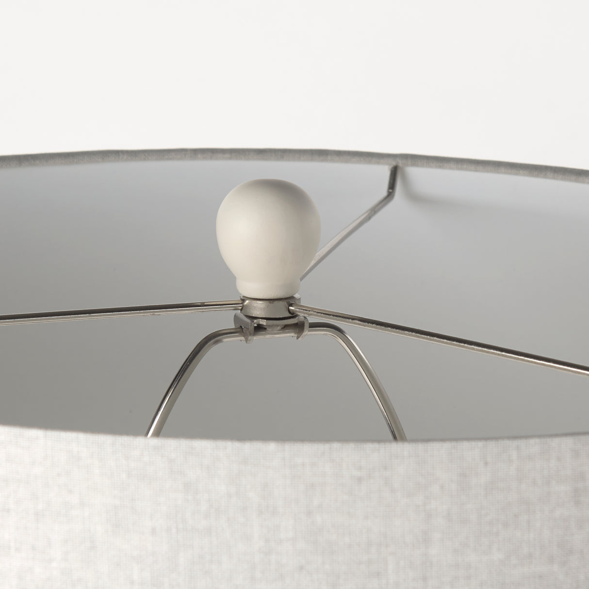 Cato 20.0L x 20.0W x 33.5H Cream Base W/White Shade Table Lamp from Mercana - Luna Furniture
