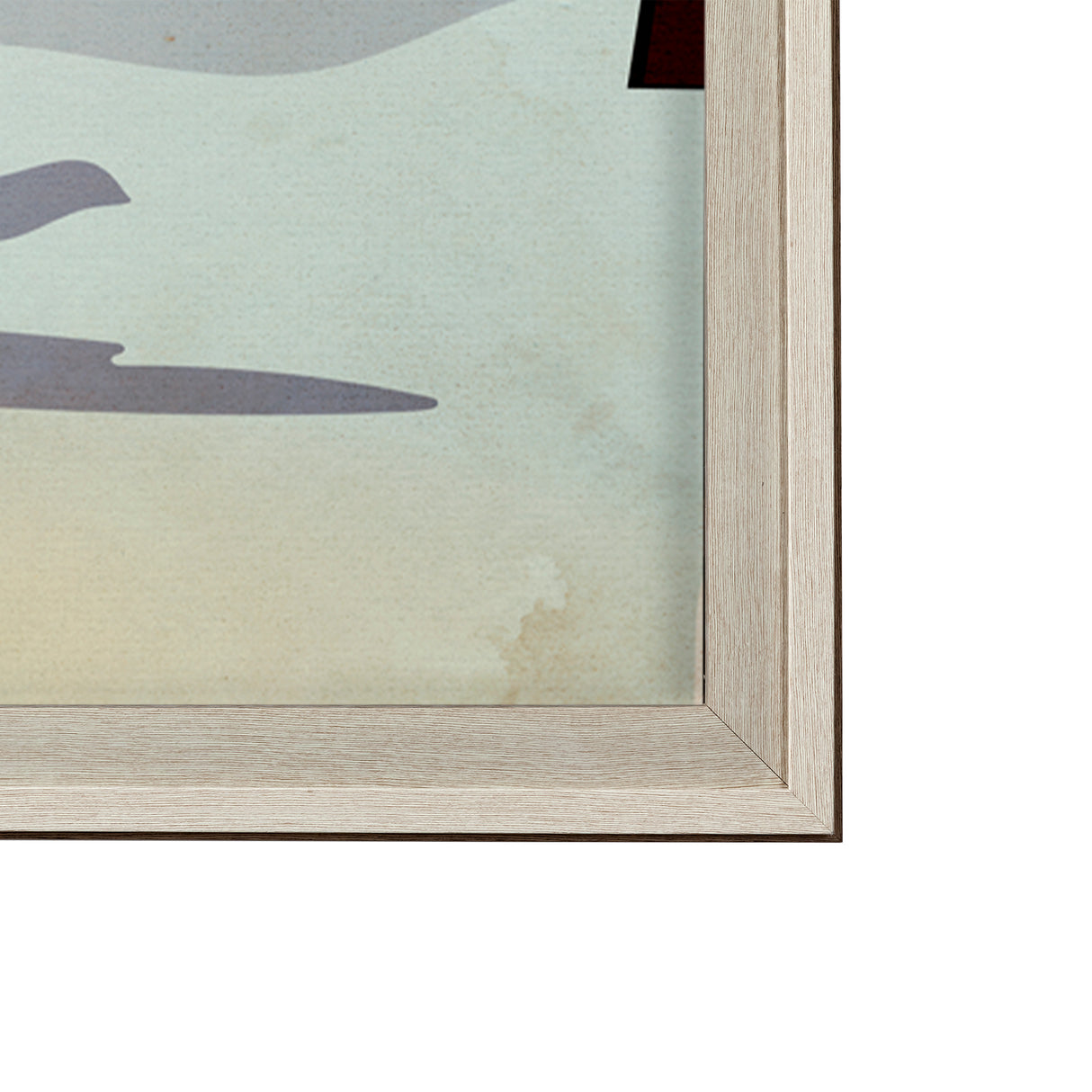 Blue Mountain by Simeng a Framed Art Print Matted under Glass from Mercana - Luna Furniture