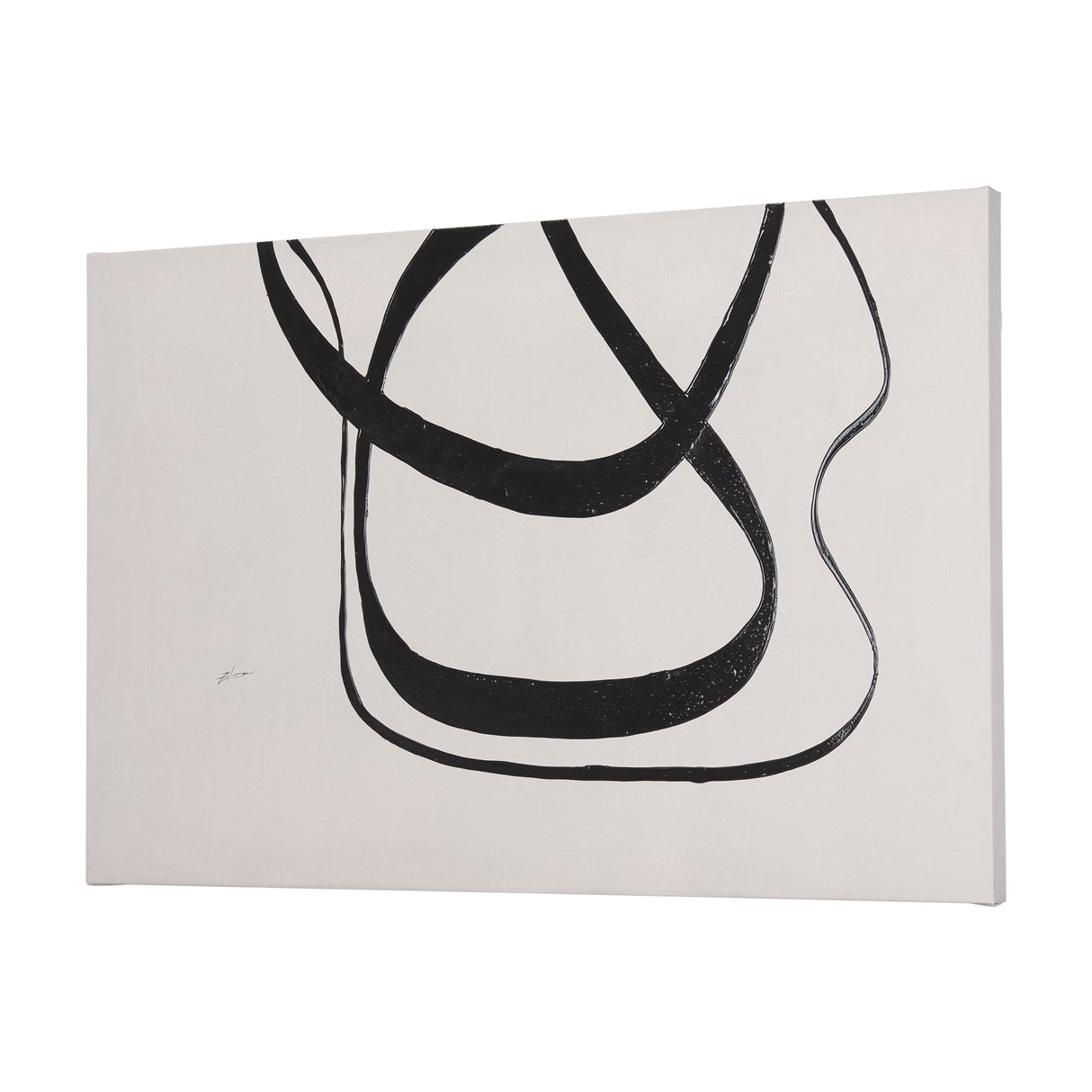 Free Lines Creamy (Set of 3) by Mercana Studio a Hand Embellished Textured Canvas from Mercana - Luna Furniture