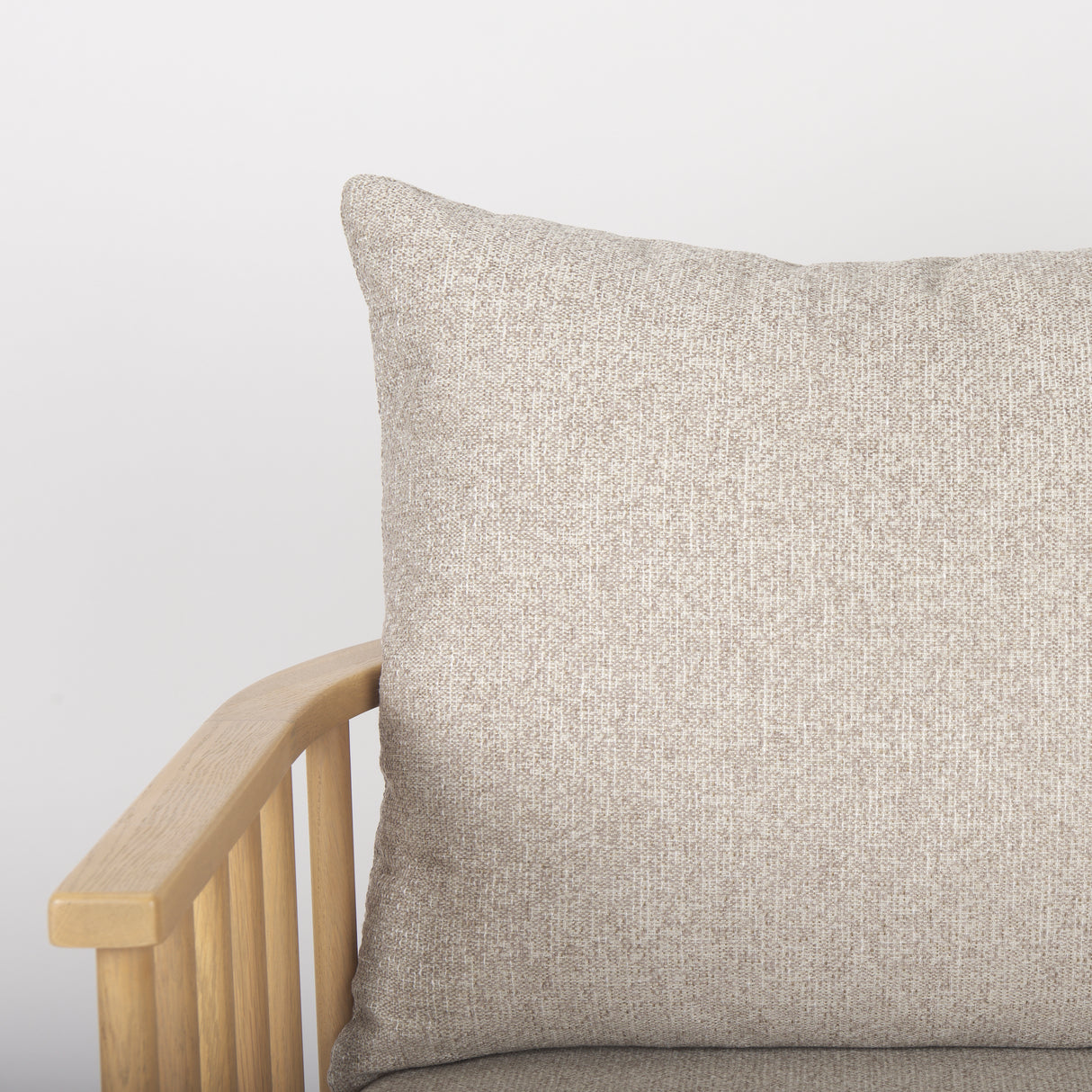 Kopari Beige Fabric W/Light Brown Wood Accent Chair from Mercana - Luna Furniture