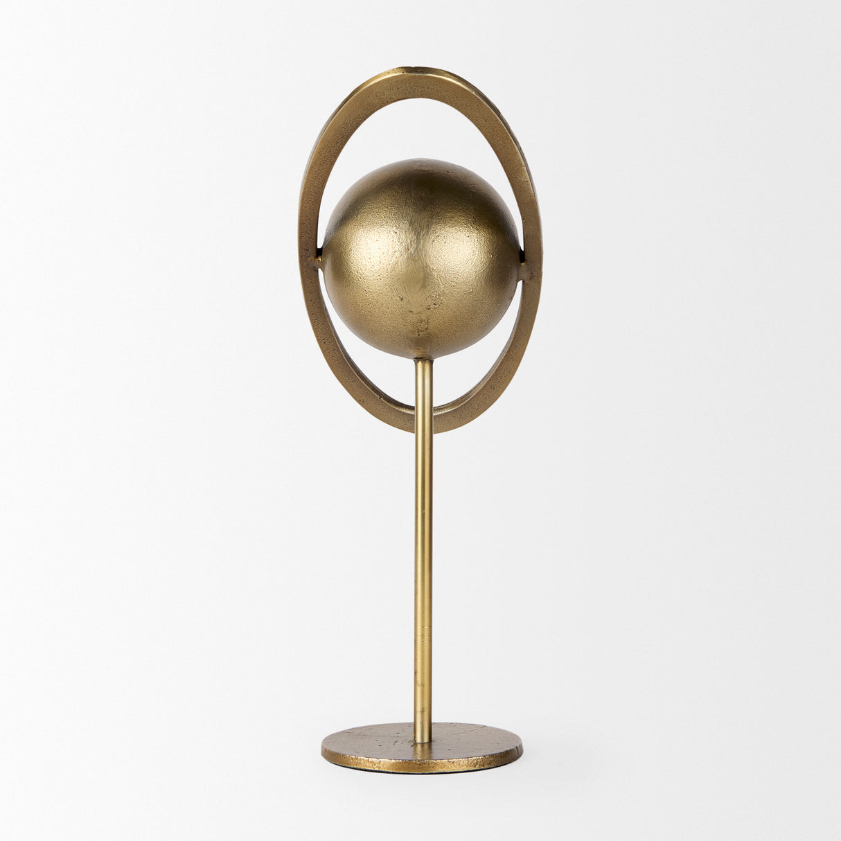Atlas 15.0L x 7.0W x 16.0H Gold Metal Solar System Ornament from Mercana - Luna Furniture