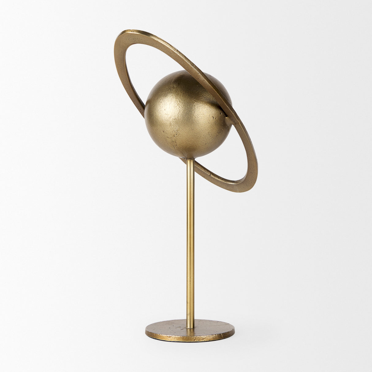 Atlas 15.0L x 7.0W x 16.0H Gold Metal Solar System Ornament from Mercana - Luna Furniture