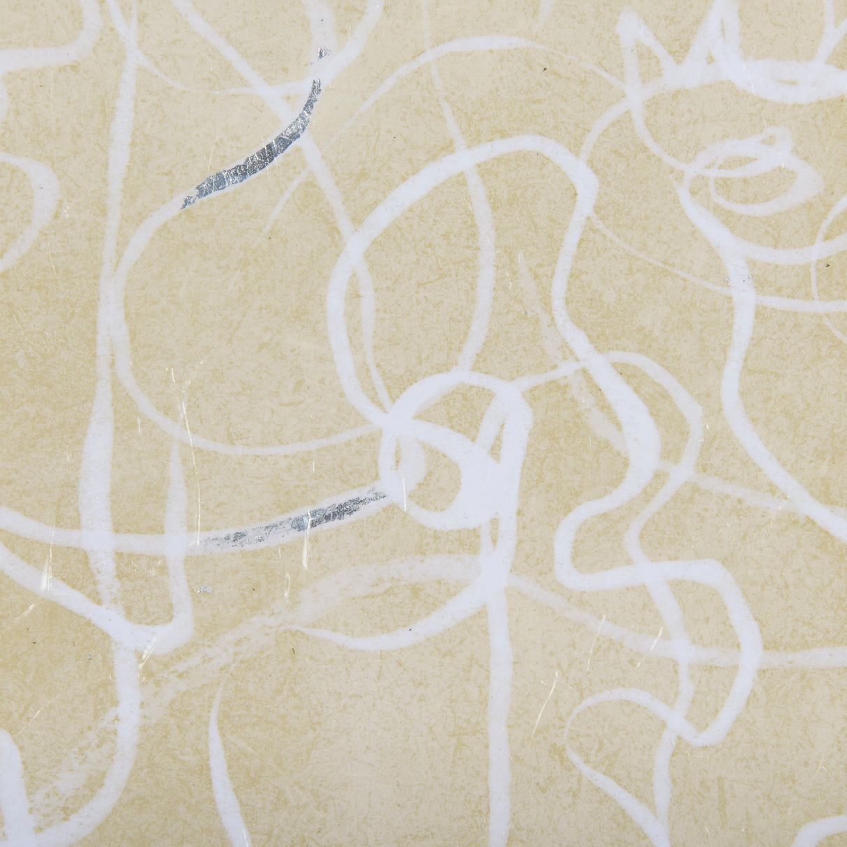 Thread Yellow III by Mercana Studio a Hand Embellished Textured Framed Art Print Matted under Glass from Mercana - Luna Furniture