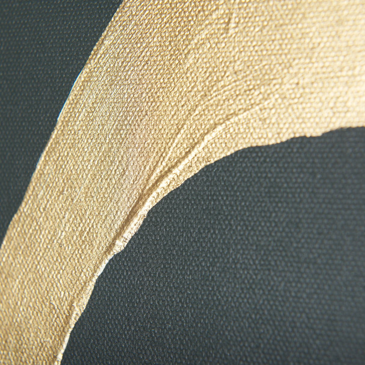Free Lines Dark Green by Mercana Studio a Hand Embellished Textured Canvas from Mercana - Luna Furniture