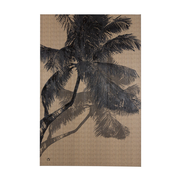 Palm Shadow II by Mercana Studio a Hand Embellished Textured Canvas