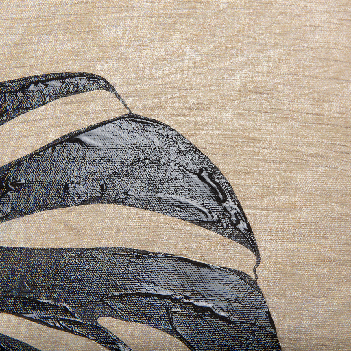 Tropical Leaf I by Mercana Studio a Hand Embellished Textured Canvas from Mercana - Luna Furniture