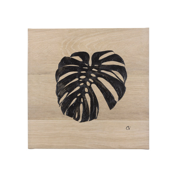 Tropical Leaf I by Mercana Studio a Hand Embellished Textured Canvas