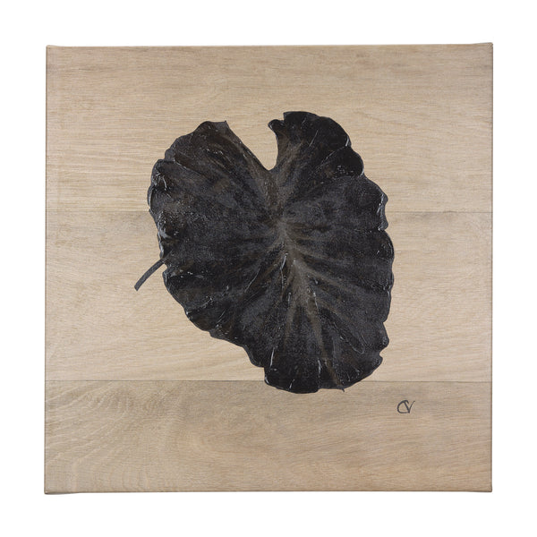 Tropical Leaf III by Mercana Studio a Hand Embellished Textured Canvas