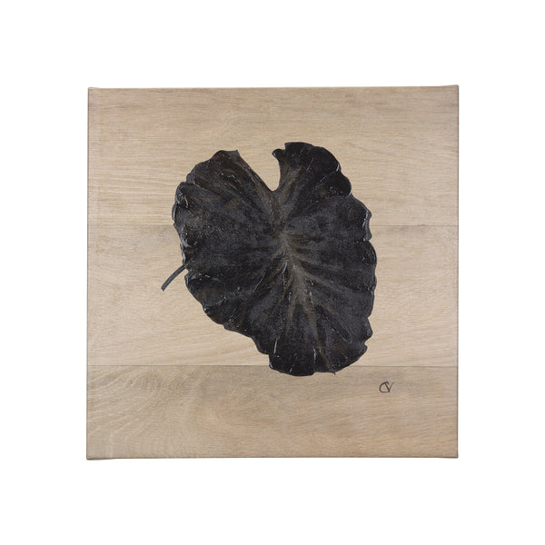 Tropical Leaf III by Mercana Studio a Hand Embellished Textured Canvas