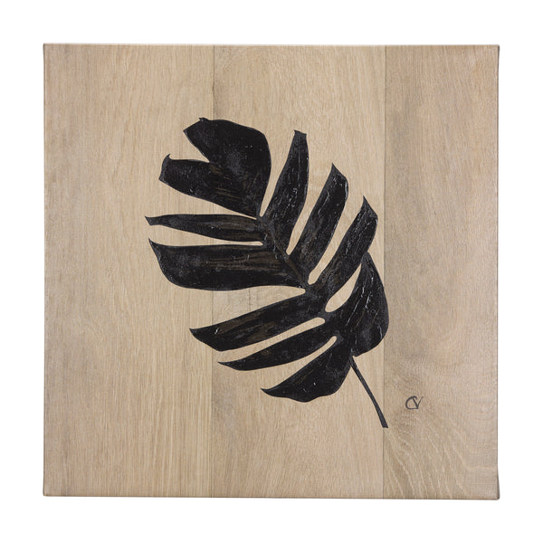 Tropical Leaf IV by Mercana Studio a Hand Embellished Textured Canvas