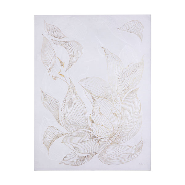 Interplay II by Mercana Studio a Hand Embellished Textured Canvas