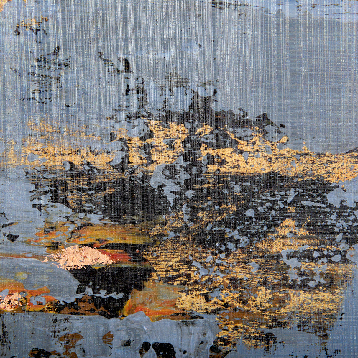 Silver and gold Inspiration II by Mercana Studio a Hand Embellished Textured Framed Art Print from Mercana - Luna Furniture