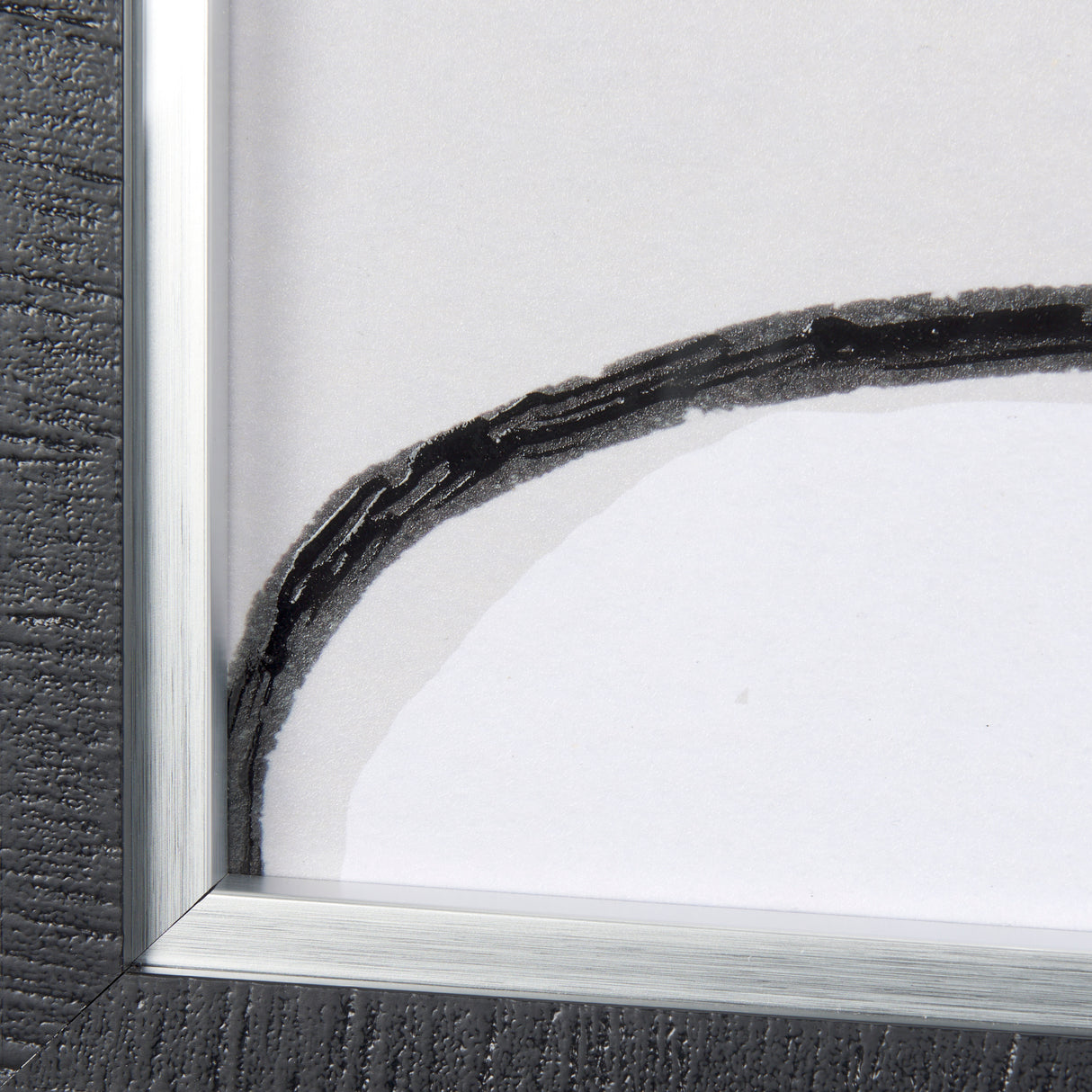 Neutral Shapes I by Mercana Studio a Hand Embellished Textured Framed Art Print Matted under Glass from Mercana - Luna Furniture