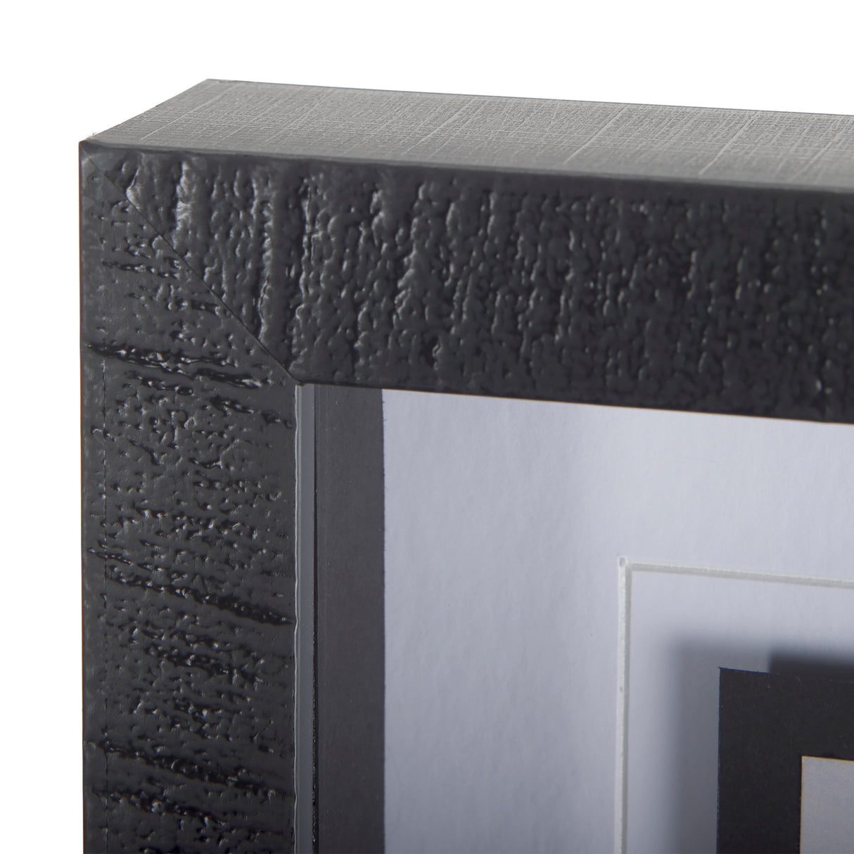 Neutral Shapes I by Mercana Studio a Hand Embellished Textured Framed Art Print Matted under Glass from Mercana - Luna Furniture