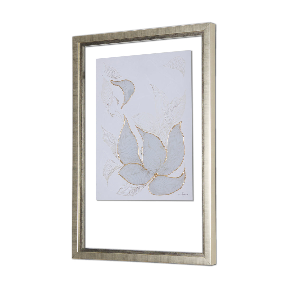 Interplay I by Mercana Studio a Hand Embellished Textured Framed Art Print Matted under Glass from Mercana - Luna Furniture