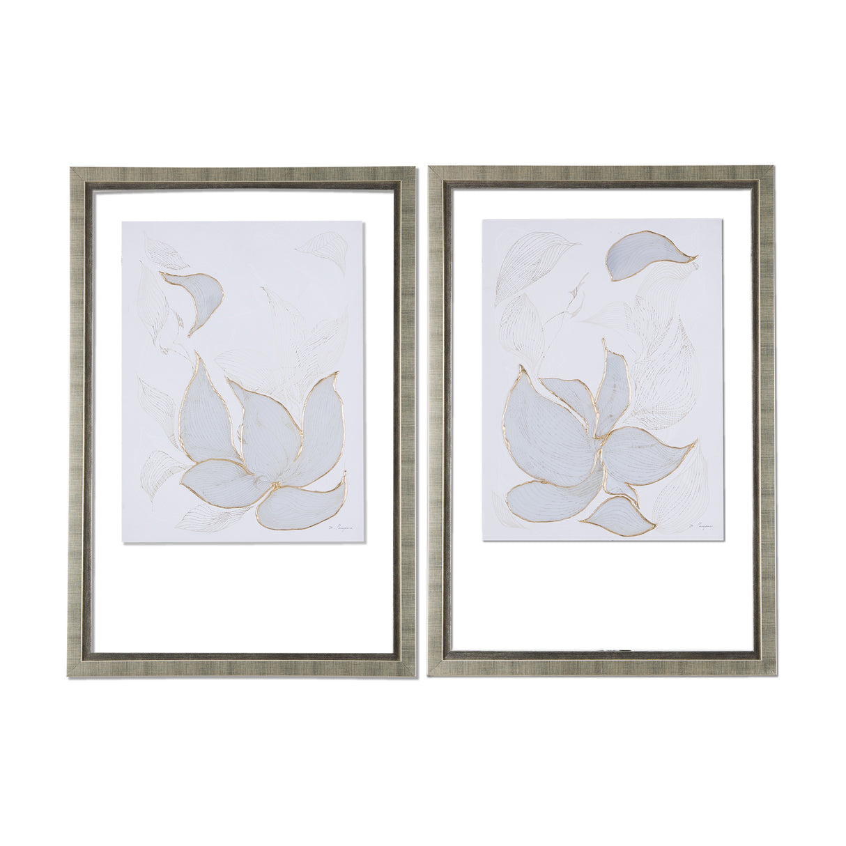 Interplay I by Mercana Studio a Hand Embellished Textured Framed Art Print Matted under Glass from Mercana - Luna Furniture