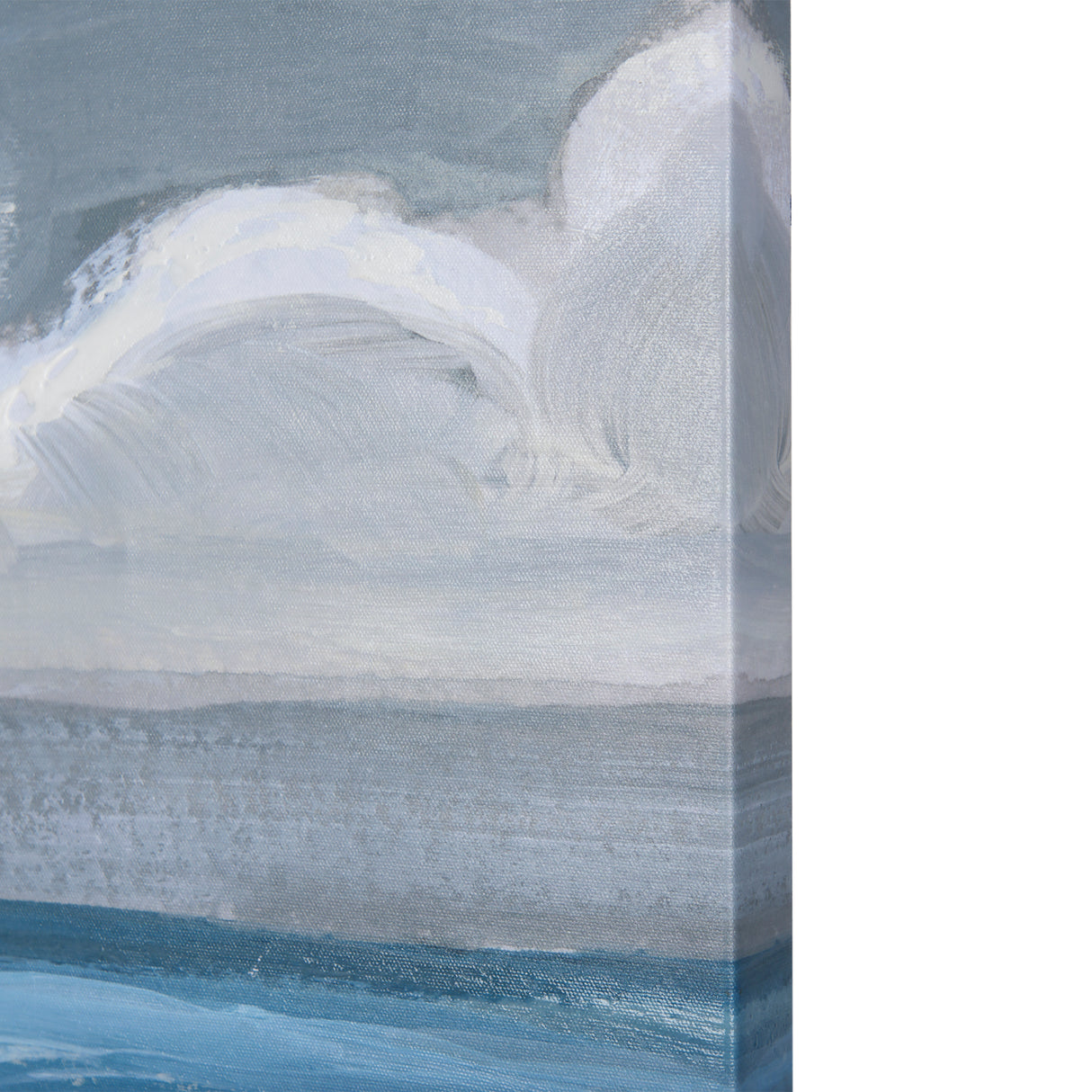 Grey Sky I by Mercana Studio a Hand Embellished Textured Canvas from Mercana - Luna Furniture