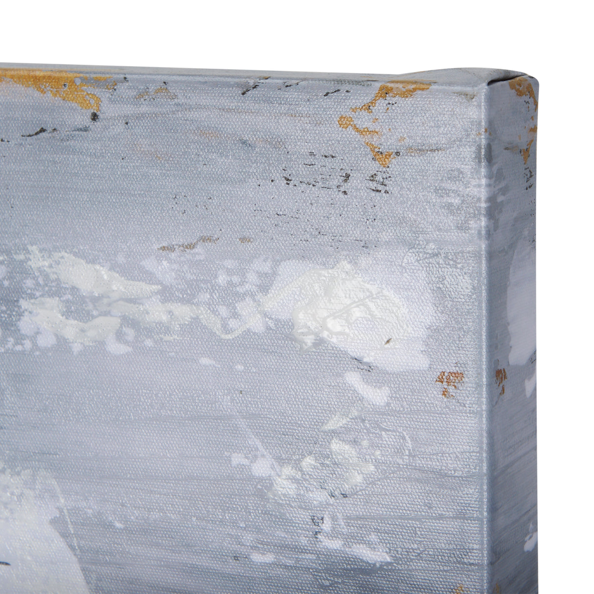 Silver and gold inspiration II by Mercana Studio a Hand Embellished Textured Canvas from Mercana - Luna Furniture
